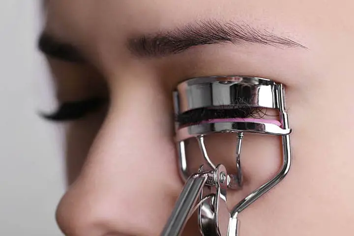 Don't clamp down your eyelashes hard for too long to avoid damage
