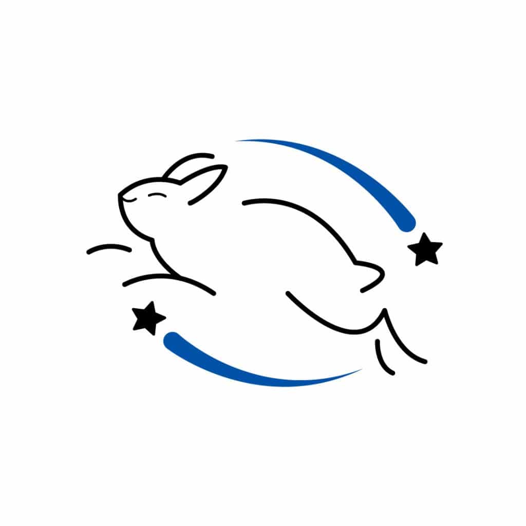 Cruelty free leaping bunny logo