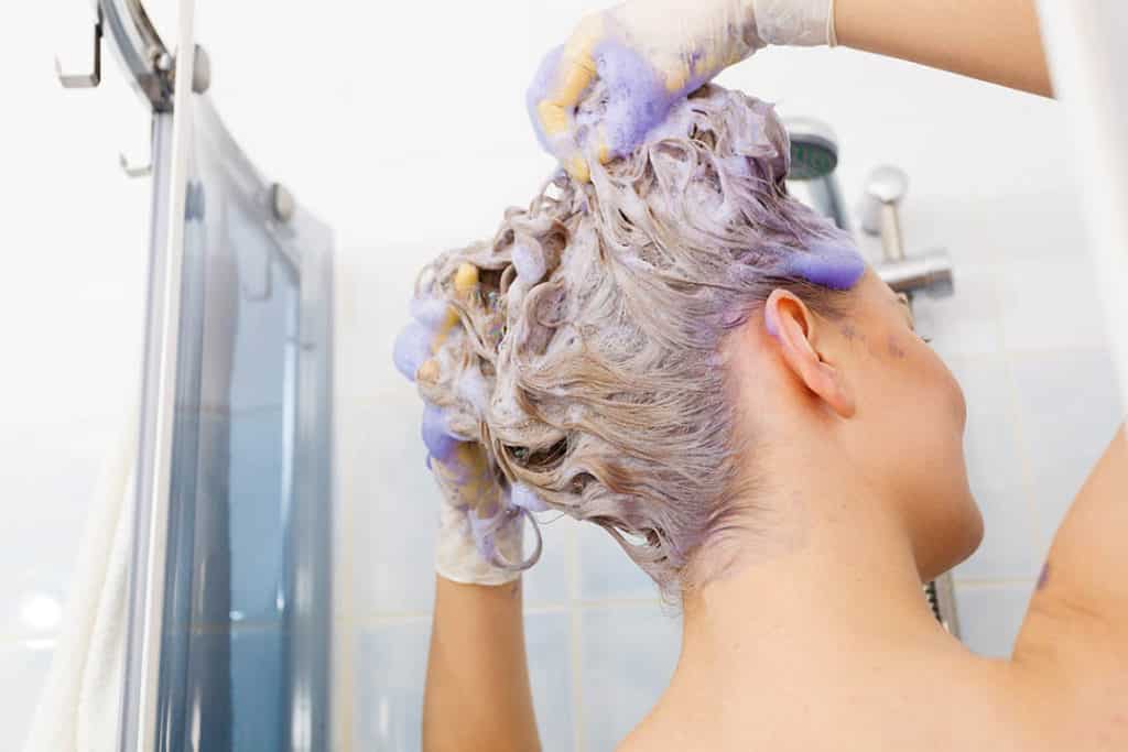 Purple shampoo