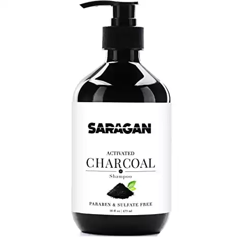 Saragan Pure Activated Charcoal Shampoo