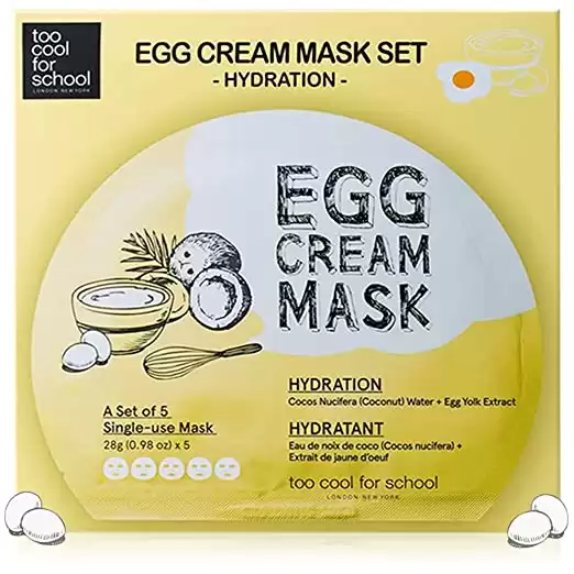 Too Cool for School Egg Cream Mask Set