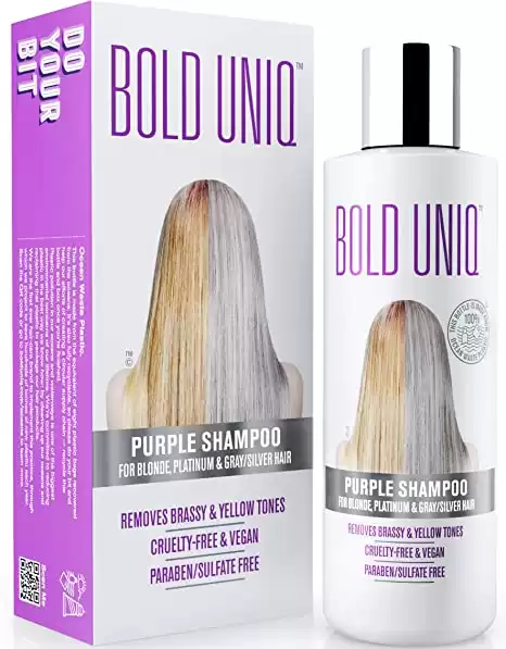 BOLD UNIQ purple shampoo